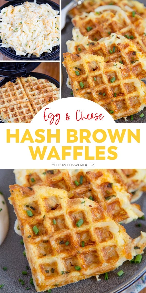 Hash Browns Made In Waffle Maker Kitchen Hack Stock Photo