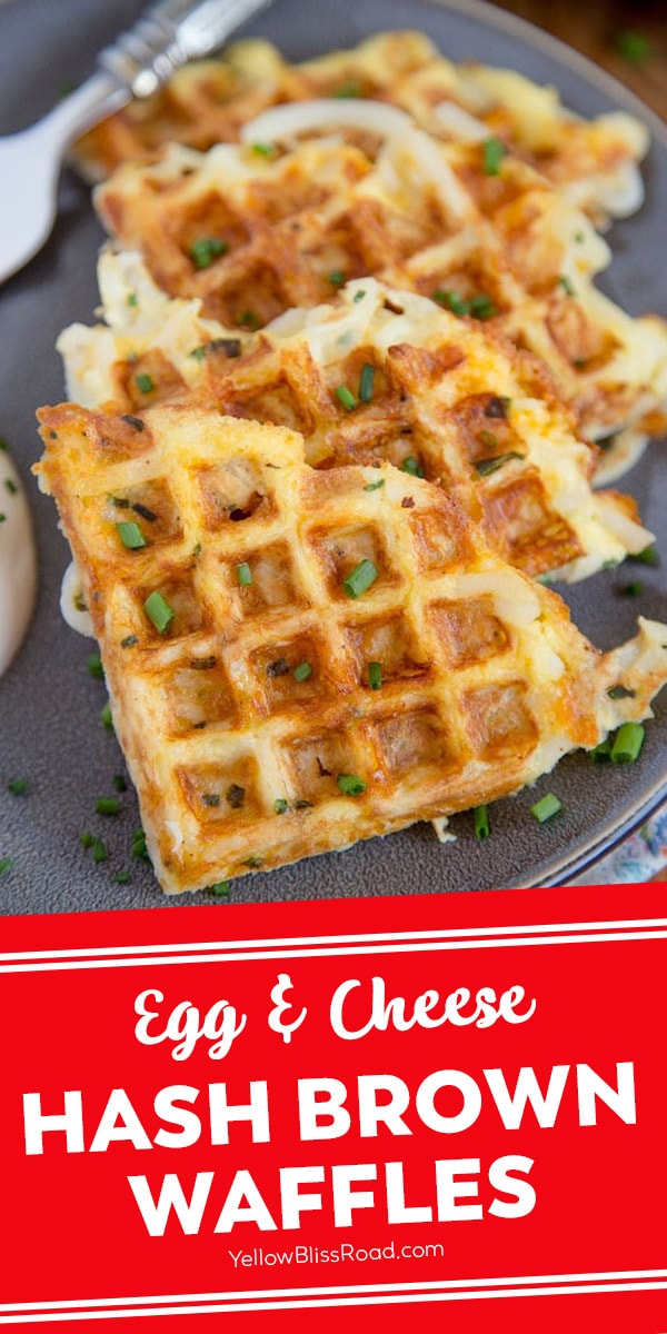 Hash Browns Made In Waffle Maker Kitchen Hack Stock Photo