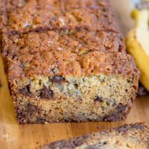 Social media image of Chocolate Chip Banana Bread