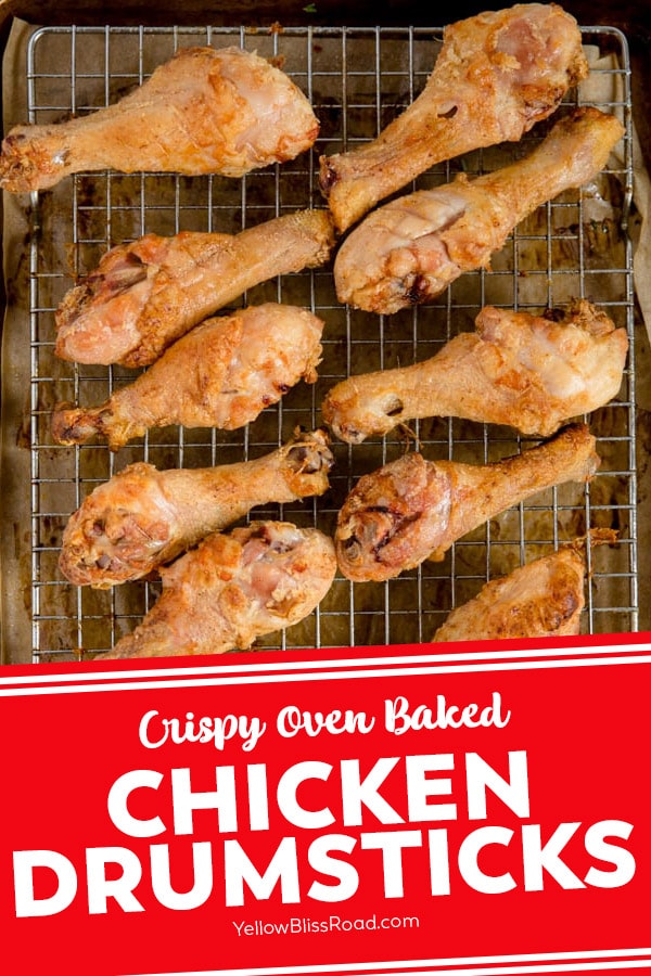 Easy Crispy Oven Baked Chicken Drumsticks | Bake Chicken in the Oven