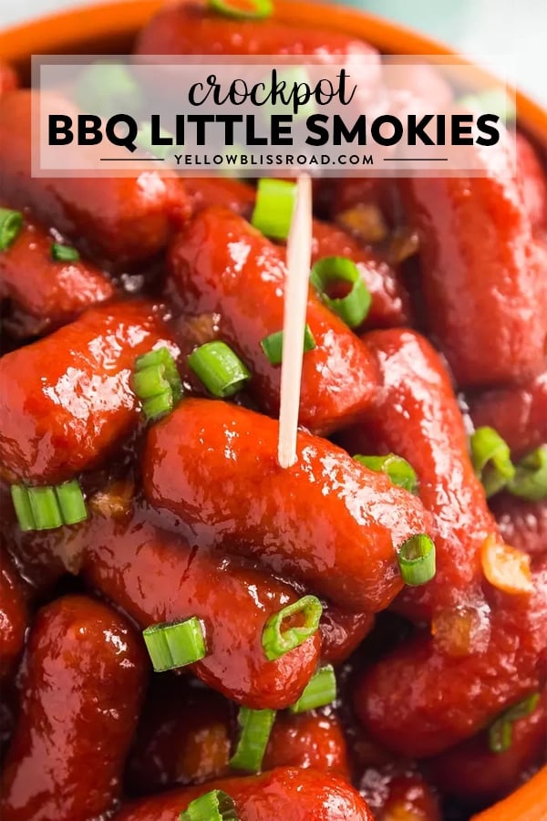 Crockpot BBQ Little Smokies Recipe - Savory Nothings