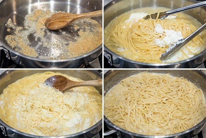 cheese spaghetti four creamy yellowblissroad