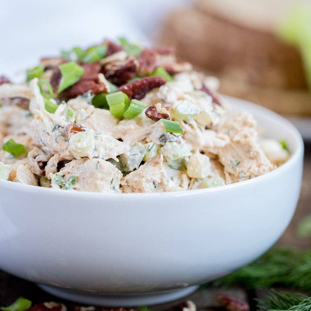 Easy Chicken Salad Recipe | YellowBlissRoad.com