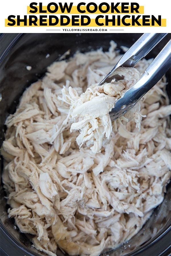 Easy Slow Cooker Chicken Breasts (juicy + flavorful!) - Bowl of Delicious