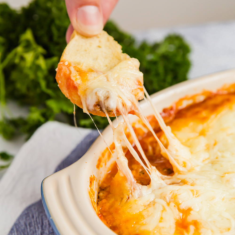 Bread with Lasagna Dip