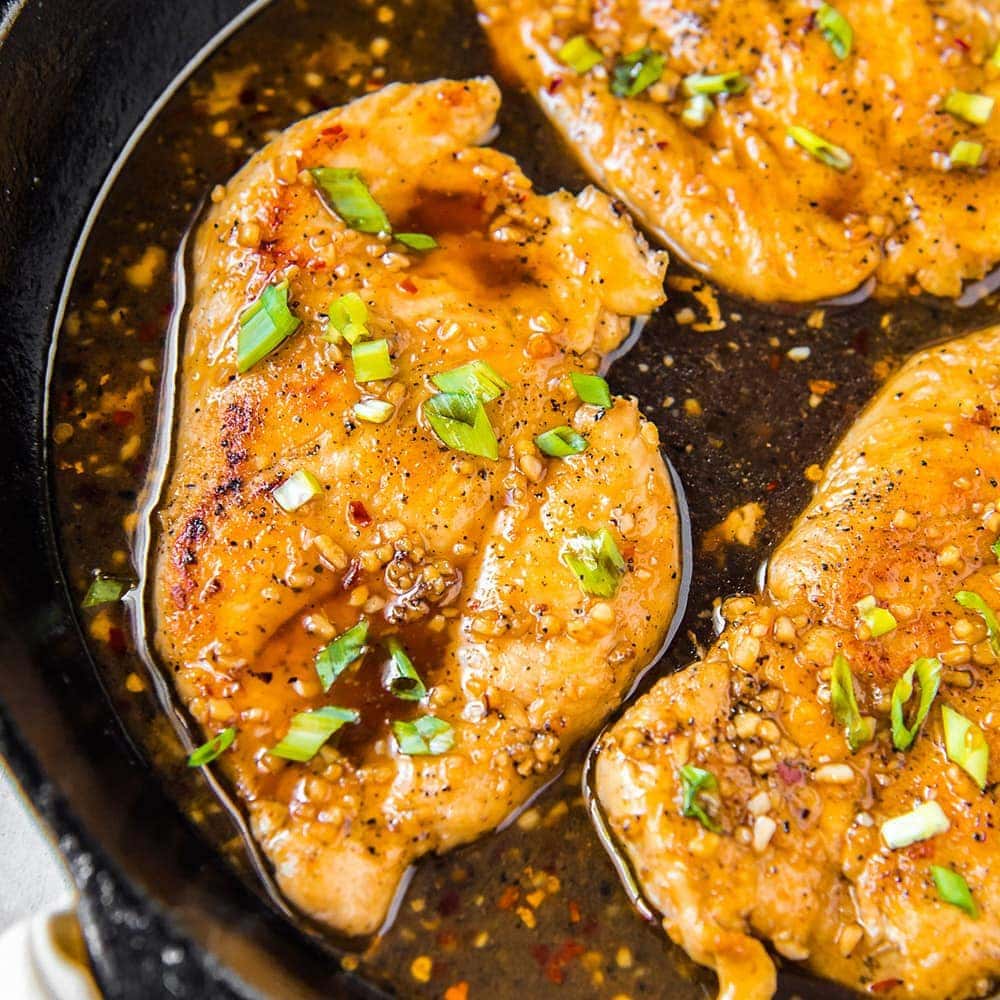 Easy Honey Garlic Chicken Recipe | YellowBlissRoad.com