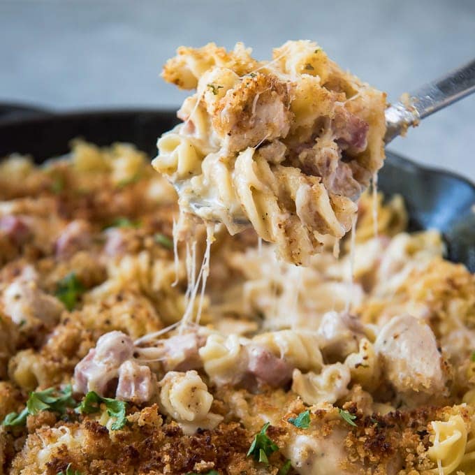 One Pan Chicken Cordon Bleu