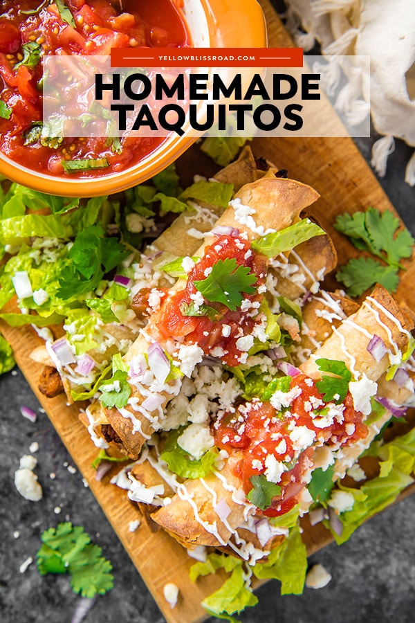 The Best Homemade Taquitos