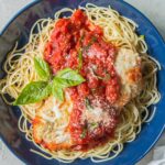 Social Media Image of Chicken Parmesan and pasta