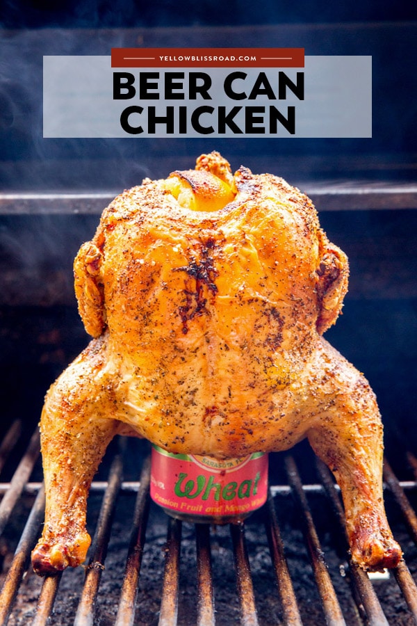 Beer can chicken pinterest friendly image