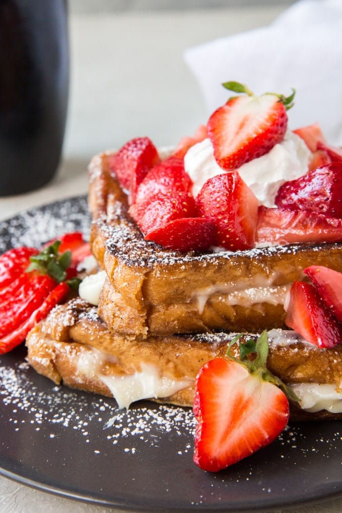 Cream Cheese Stuffed French Toast