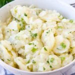 A bowl of German potato salad