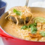 Enchilada chicken soup social media image