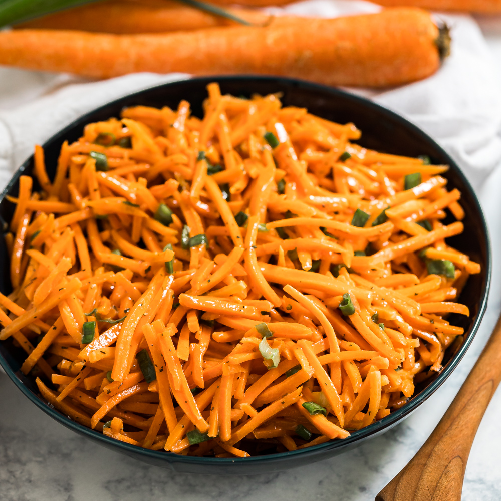 Social media image of carrot salad
