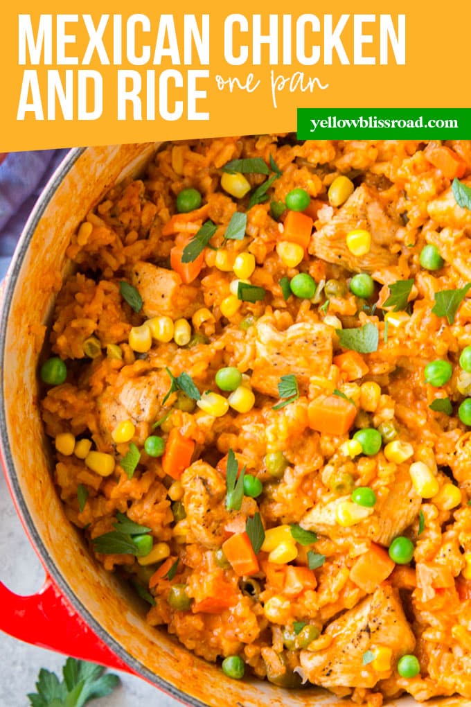 One Pot Mexican Chicken and Rice