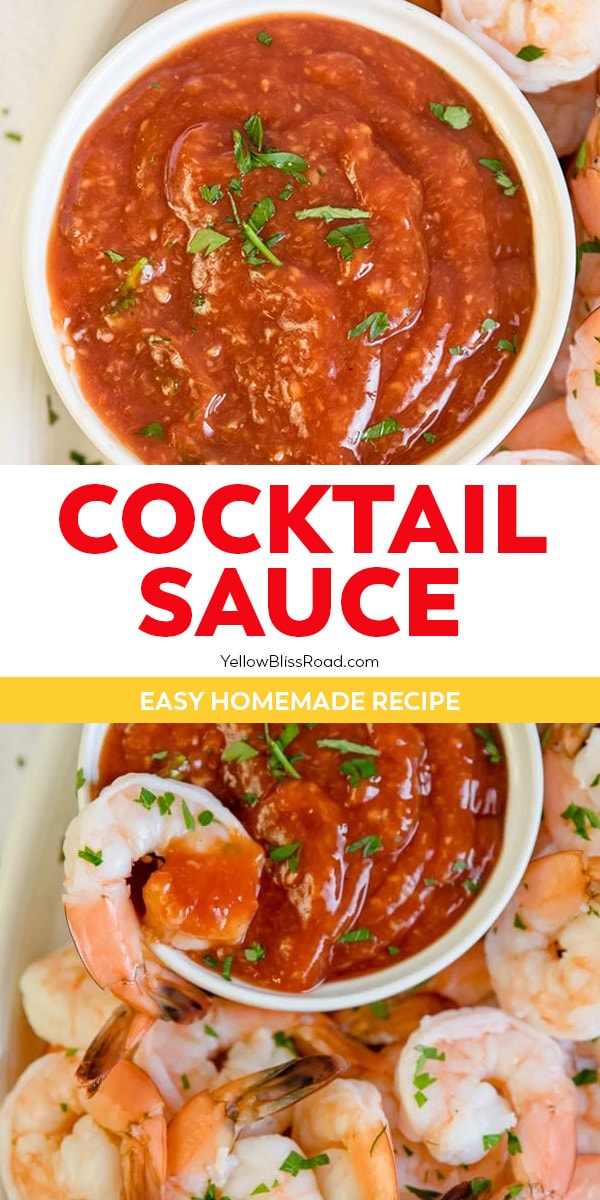 Spot Prawn Cocktail with Easy Cocktail Sauce