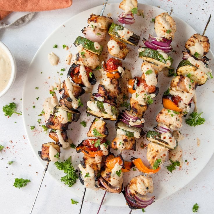 Garlic and Lime Chicken Kabobs