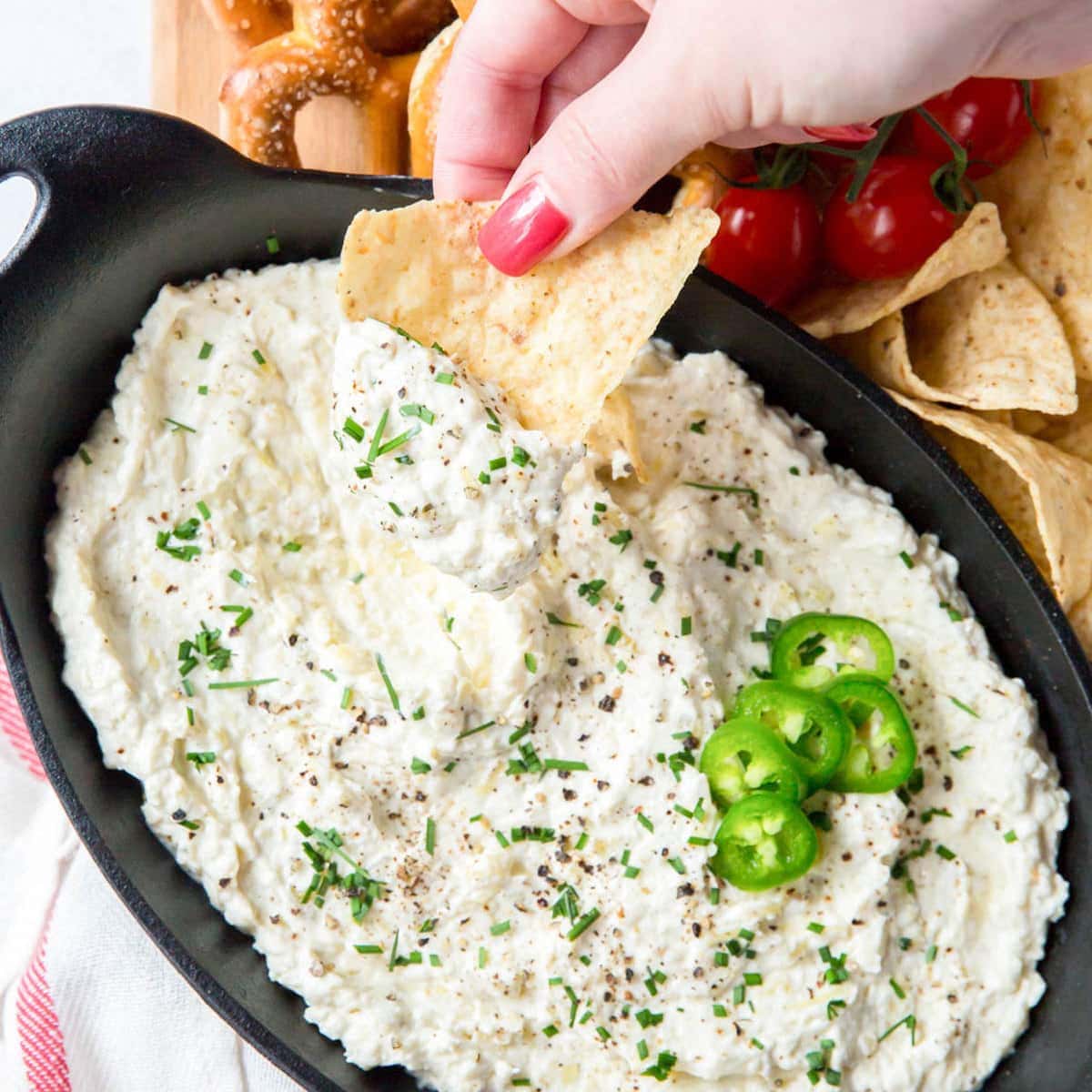 Creamy Jalapeno Artichoke Dip Yellow Bliss Road