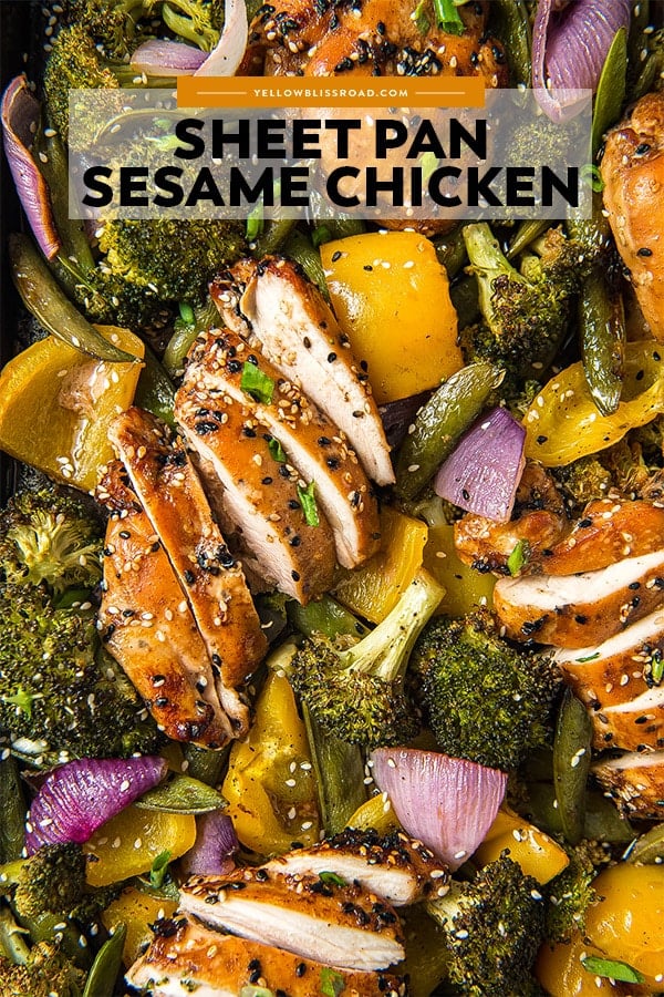 Sheet Pan Sesame Chicken with Vegetables