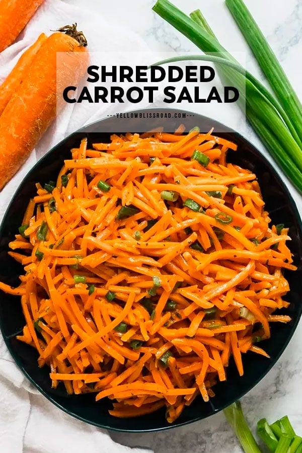 Quick and easy carrot salad recipe yellow bliss road