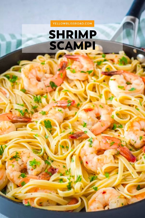 Shrimp Scampi | YellowBlissRoad.com