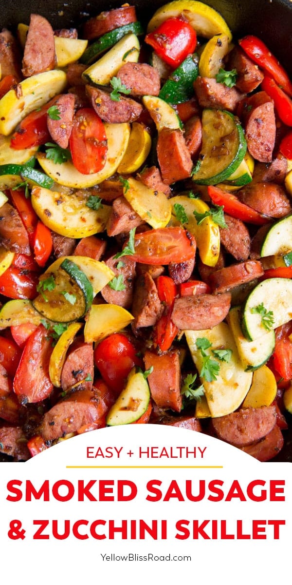 Air Fryer Smoked Sausage with Vegetables