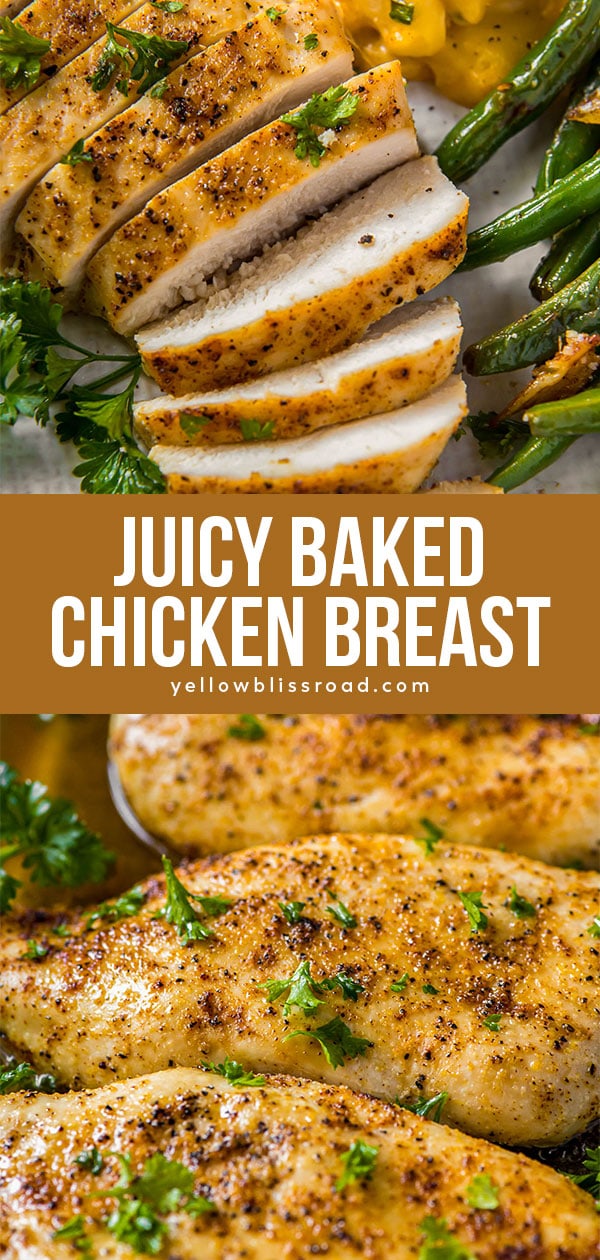 Chicken Breast Recipe - Tender & Juicy Simple Oven Recipe