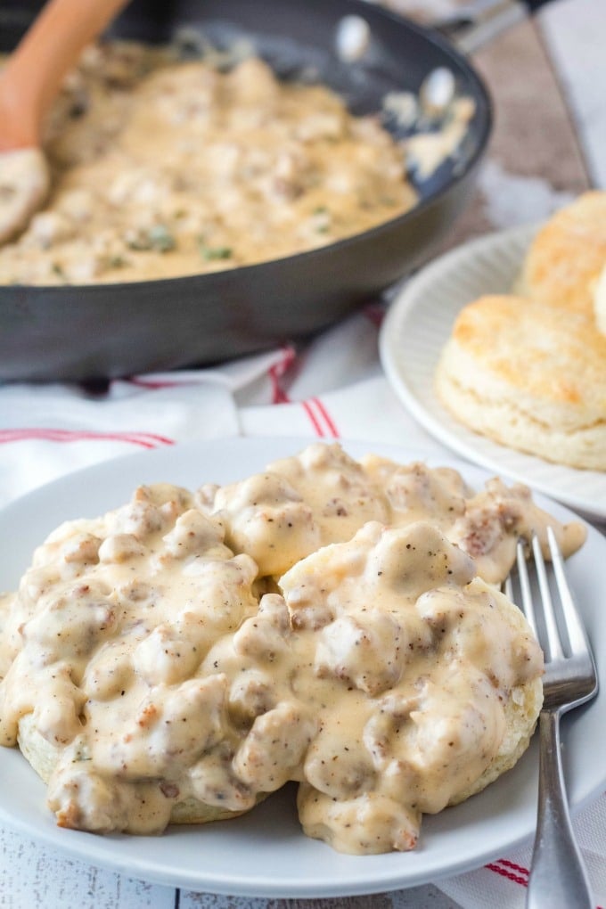 Homemade sausage gravy recipe deals