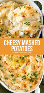 Easy Cheesy Mashed Potatoes Recipe | YellowBlissRoad.com