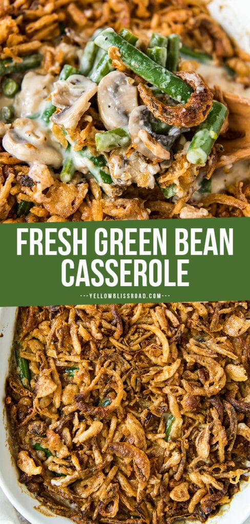 Green Bean Casserole from Scratch | YellowBlissRoad.com