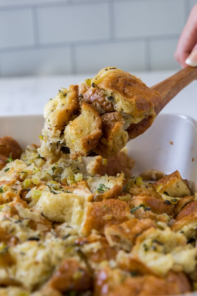 Easy Homemade Stuffing from Scratch | YellowBlissRoad.com