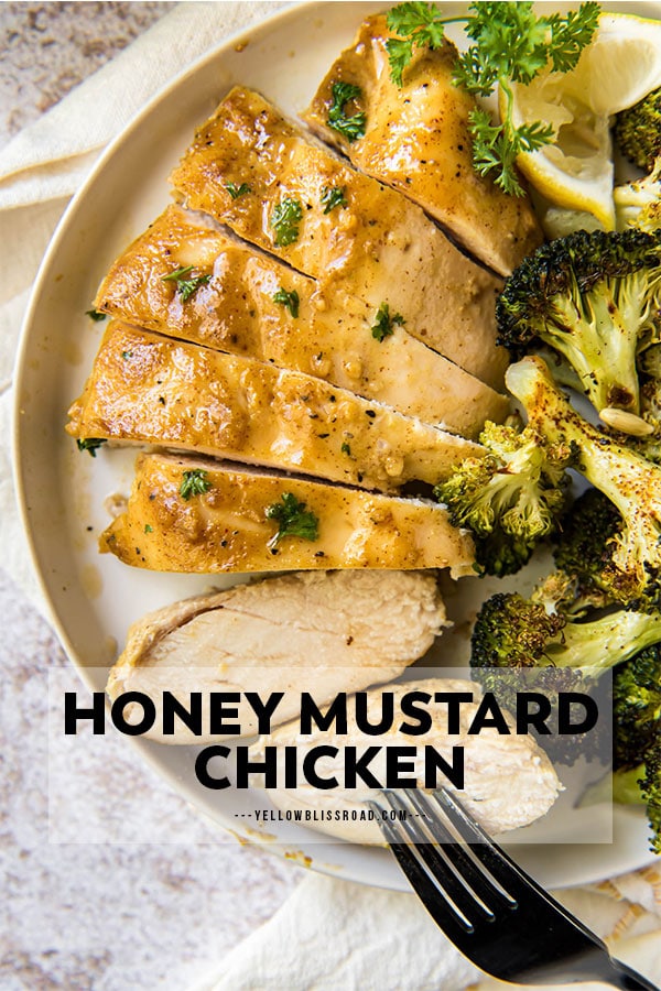 Honey Mustard Chicken pinterest friendly image