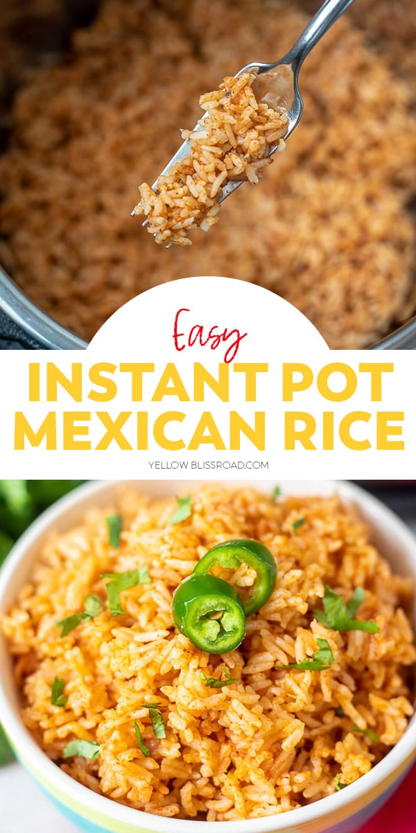 15 Minute Instant Pot Mexican Rice » Foodies Terminal