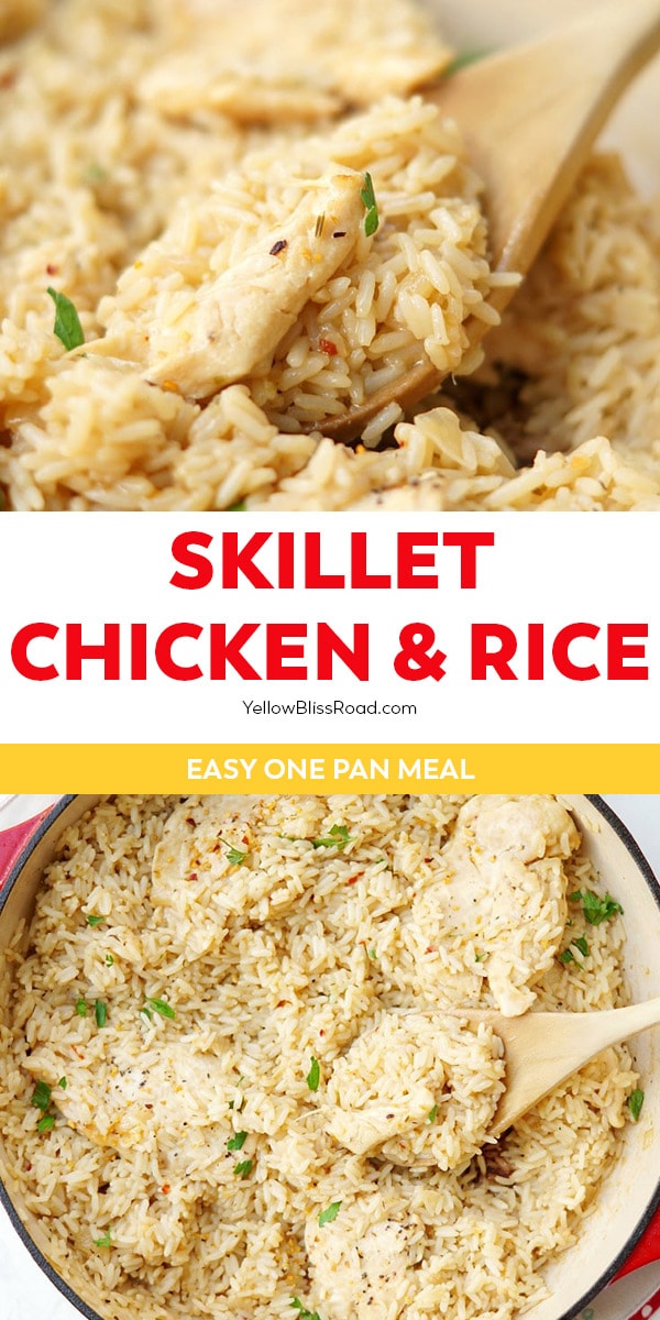 Skillet Chicken and Rice Recipe