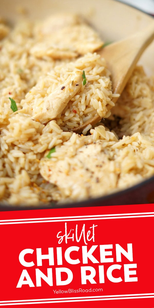 Skillet Chicken and Rice Recipe