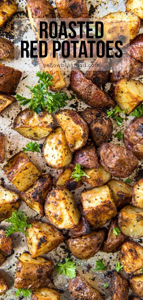 Crispy Roasted Red Potatoes (with yummy seasoning!) - Fit Foodie Finds