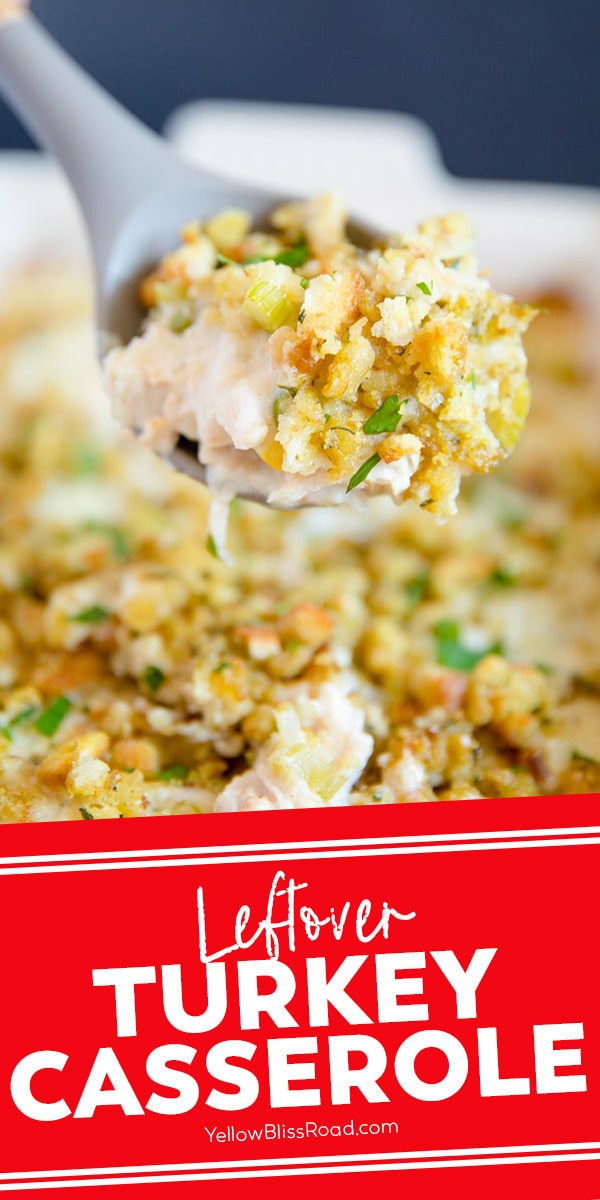 Easy Leftover Turkey Casserole with Stuffing Recipe