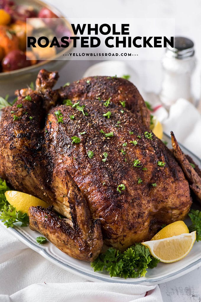 How to Roast Chicken in the Oven | YellowBlissRoad.com