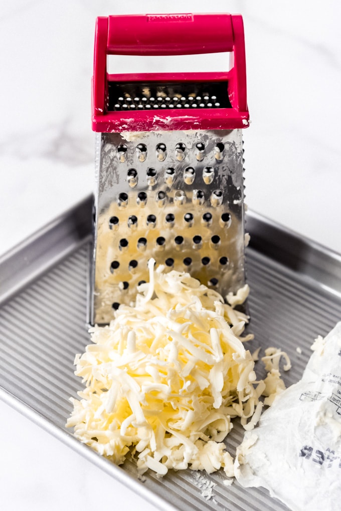 An image of a pile of grated butter.