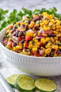 Simple Black Bean and Corn Salad - Yellow Bliss Road