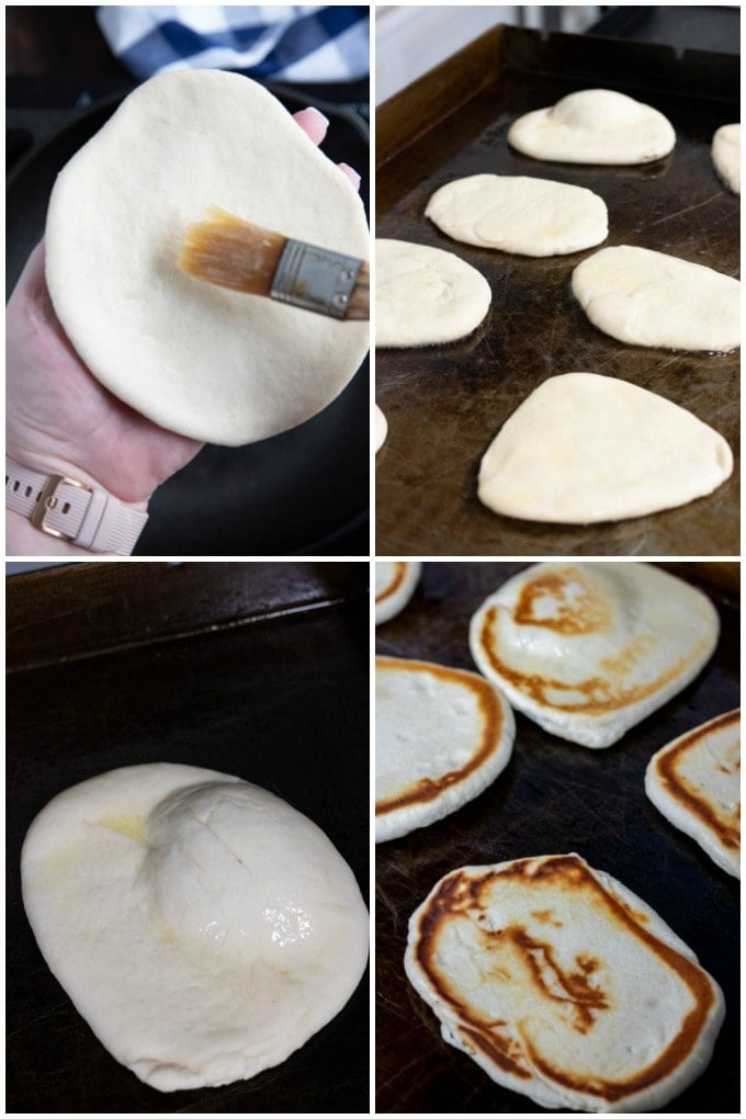 how to make naan bread - cooking naan