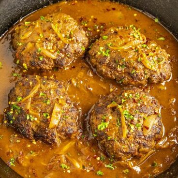 Salisbury Steak Ancho Gravy