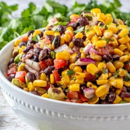 Simple Black Bean and Corn Salad | YellowBlissRoad.com