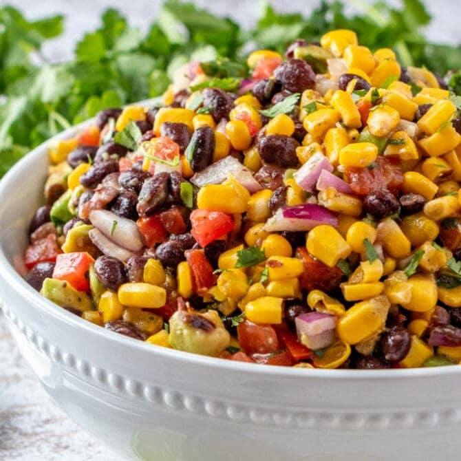Simple Black Bean and Corn Salad Yellow Bliss Road