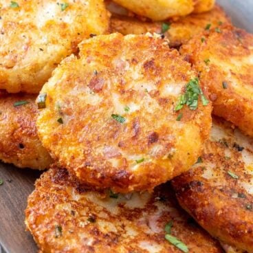 A close up of Potato Croquettes