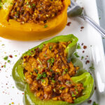 Chicken and Rice Stuffed Peppers