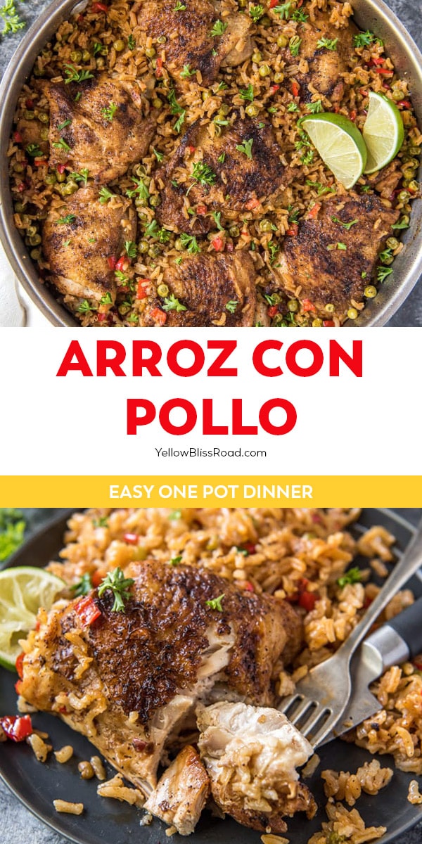 Arroz con PolloOne Pot Mexican Rice and Chicken - Girl and the
