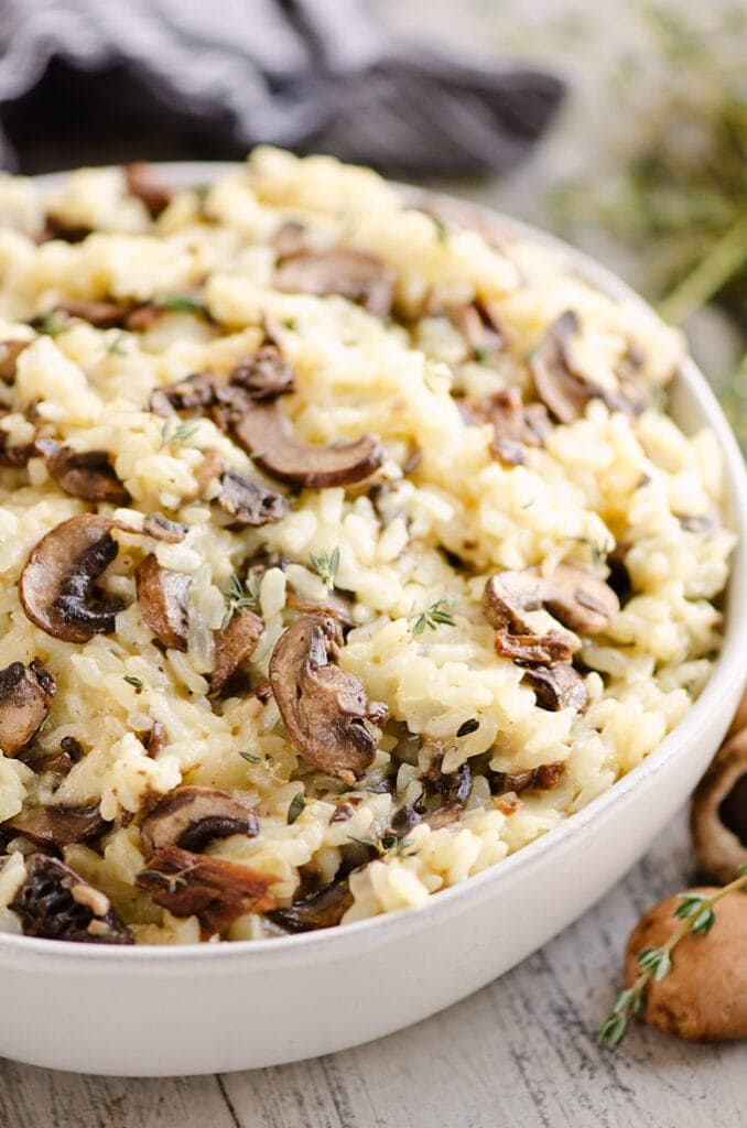 Instant Pot Mushroom Risotto Yellow Bliss Road