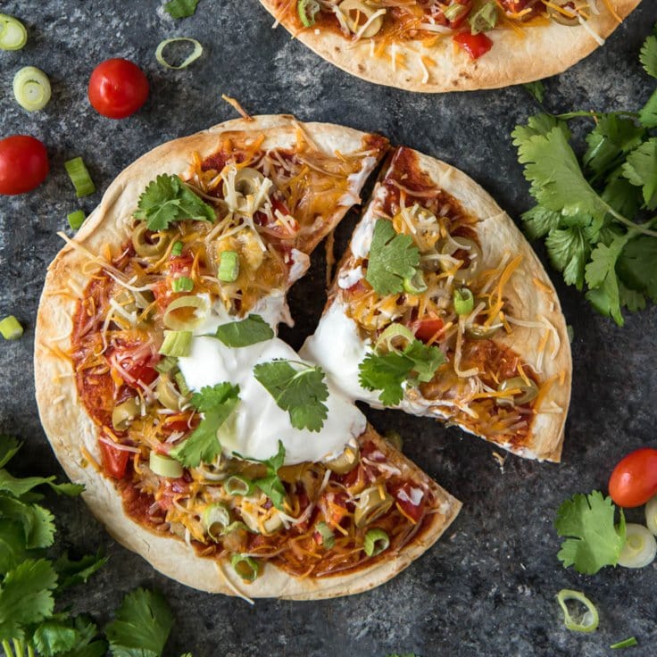 Easy Homemade Mexican Pizzas