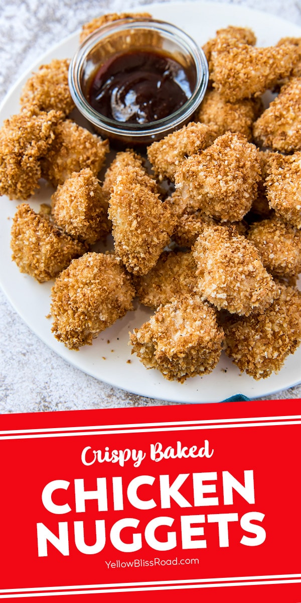 Baked Homemade Chicken Nuggets | YellowBlissRoad.com
